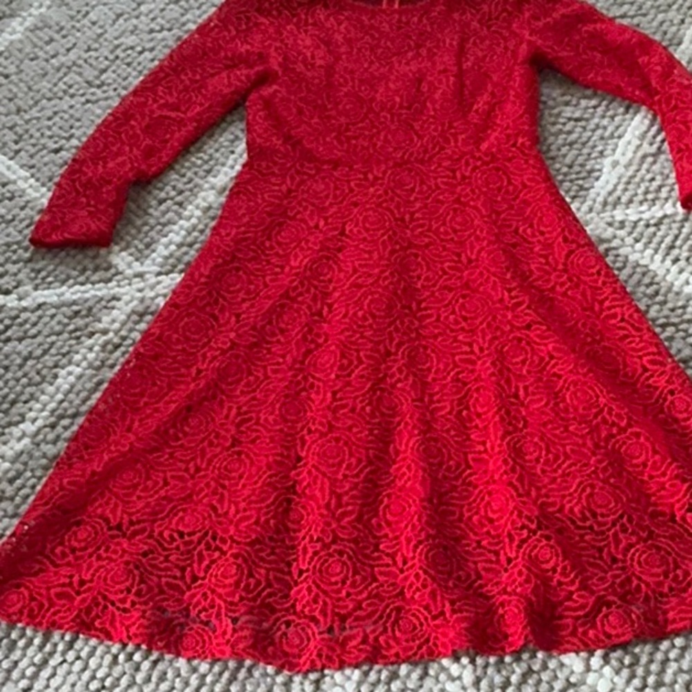 Reiss red lace dress, Holiday, Valentine perfect